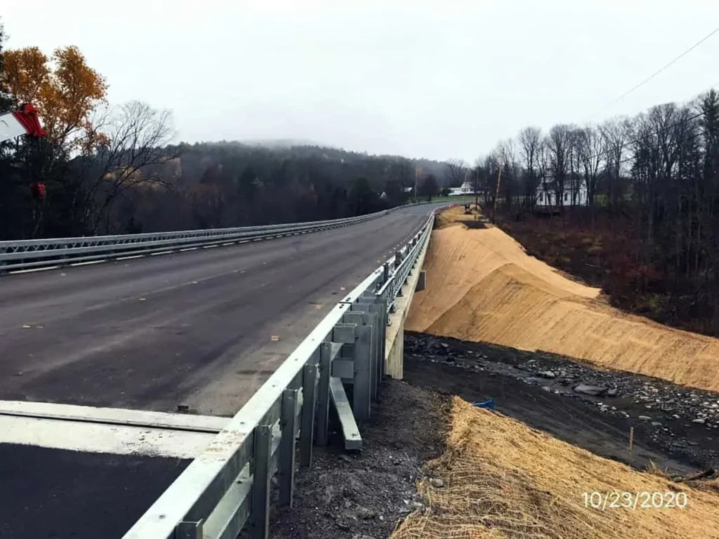 Bethel VT Bridge Route 12 Final Paved Approaches Oct 2020