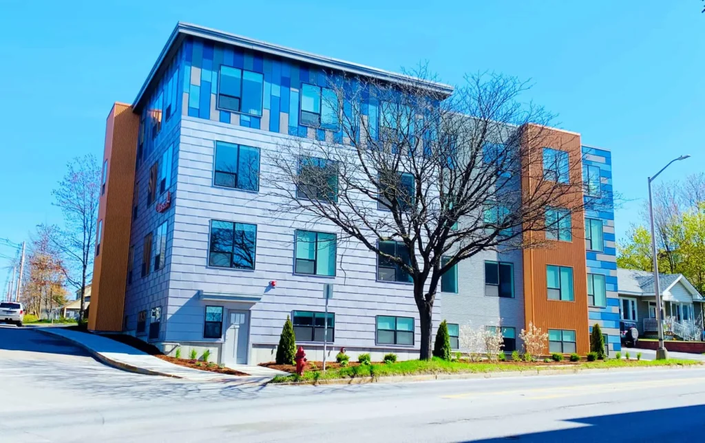 City Lofts Winooski VT Finished Exterior