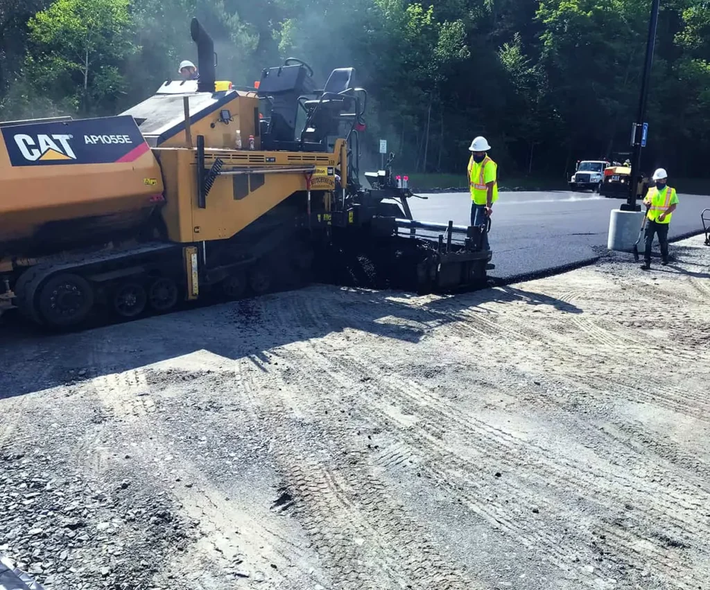 St Johnsbury VT ParknRide Paving June 2020