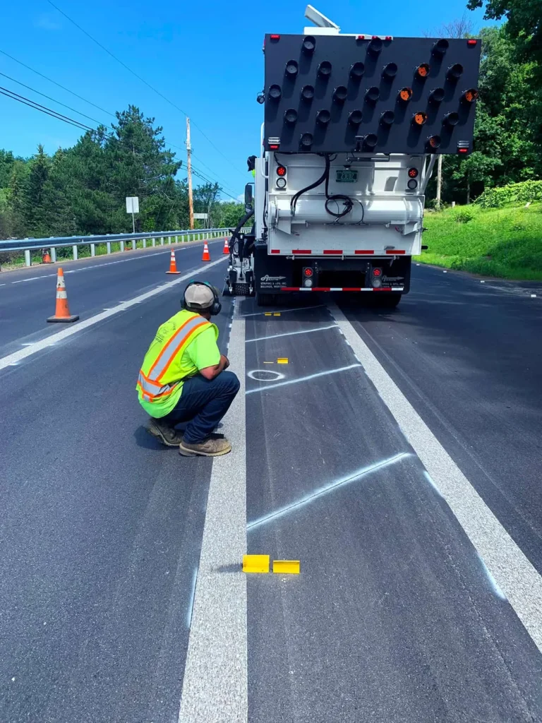 Line Grinding Hinesburg VT July 2021