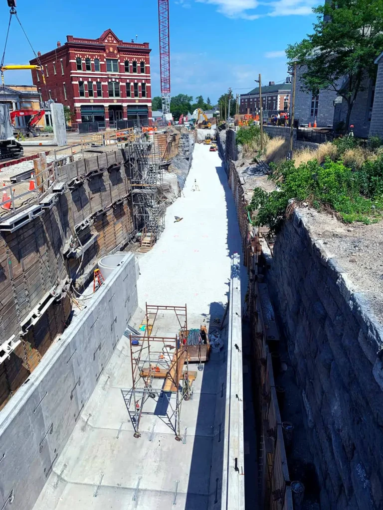 Middlebury VT Tunnel Precast Sections July 2020