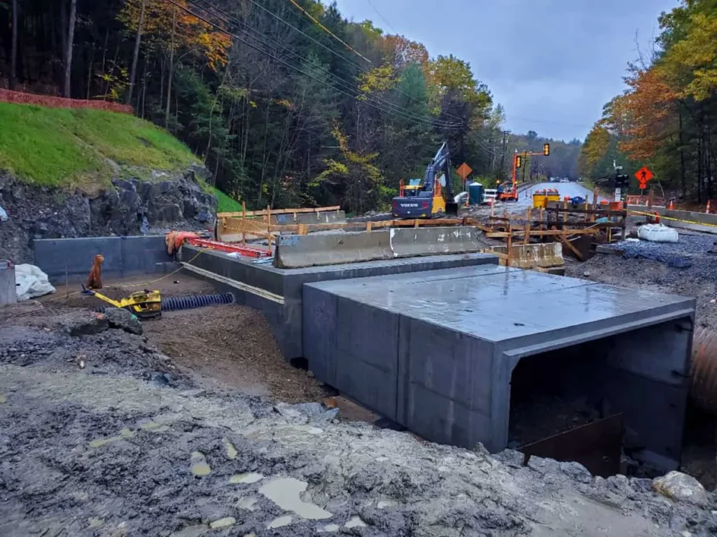 Bridge Top Precast Sections Springfield VT Oct 2021