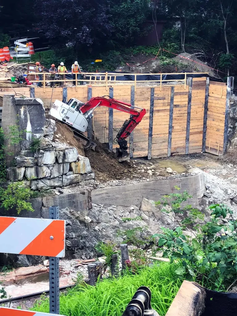 Retaining Wall Proctor VT July 2021