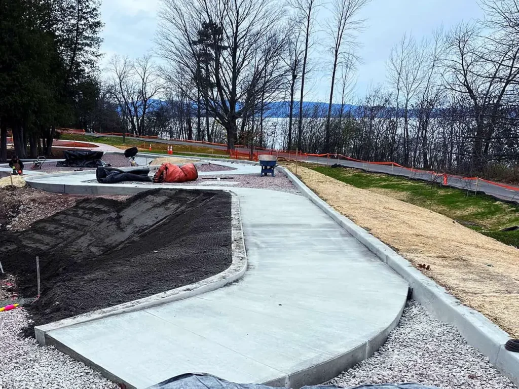 Oakledge Universally Accessible Playground Slide Path Nov 2022