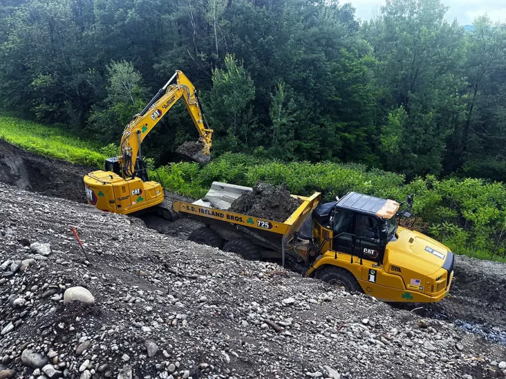 Richmond vt Culvert Excavation July 2022