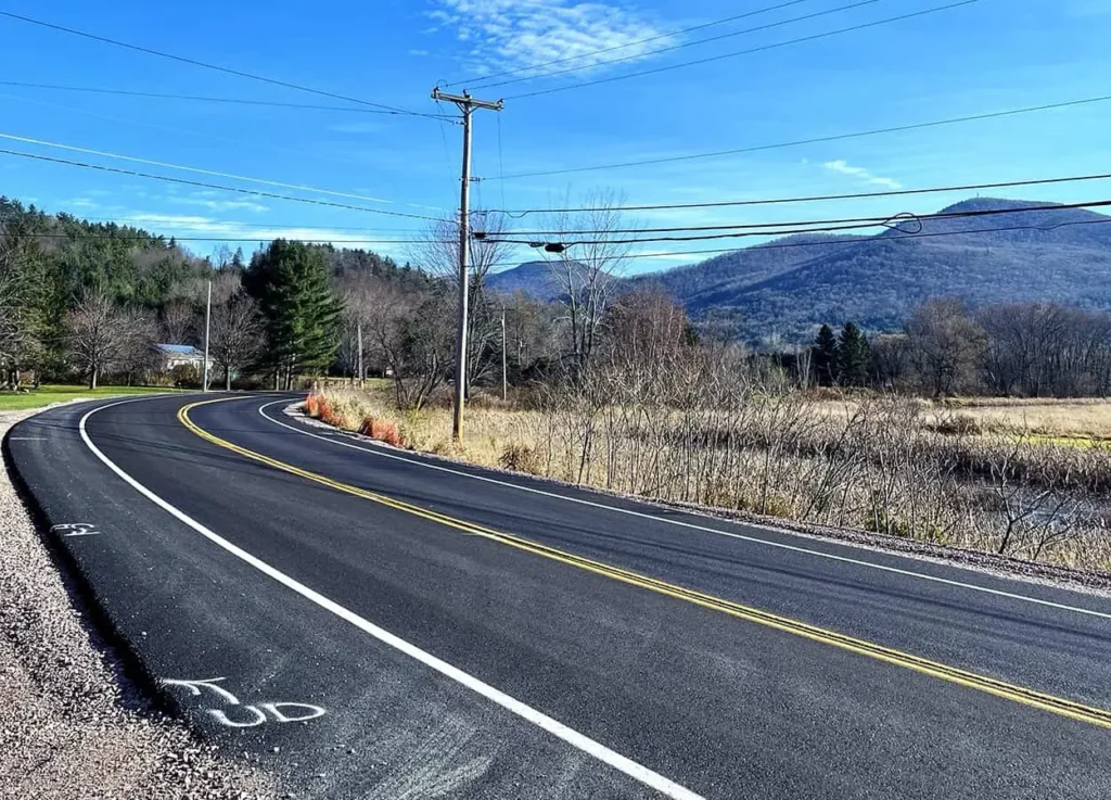 Rt2 Paved Richmond VT Nov 2022