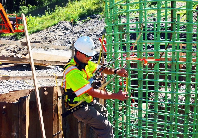 EIV worker at the Windsor VT project in 2015
