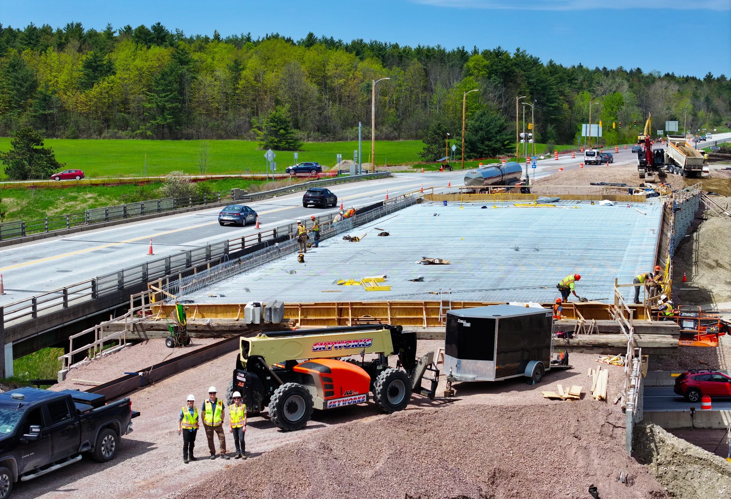 EIV Employees working on the Colchester VT Exit 17 project