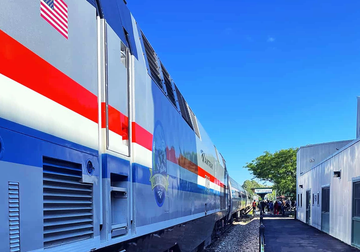 AMTRAK Train Station Burlingon VT July 2022
