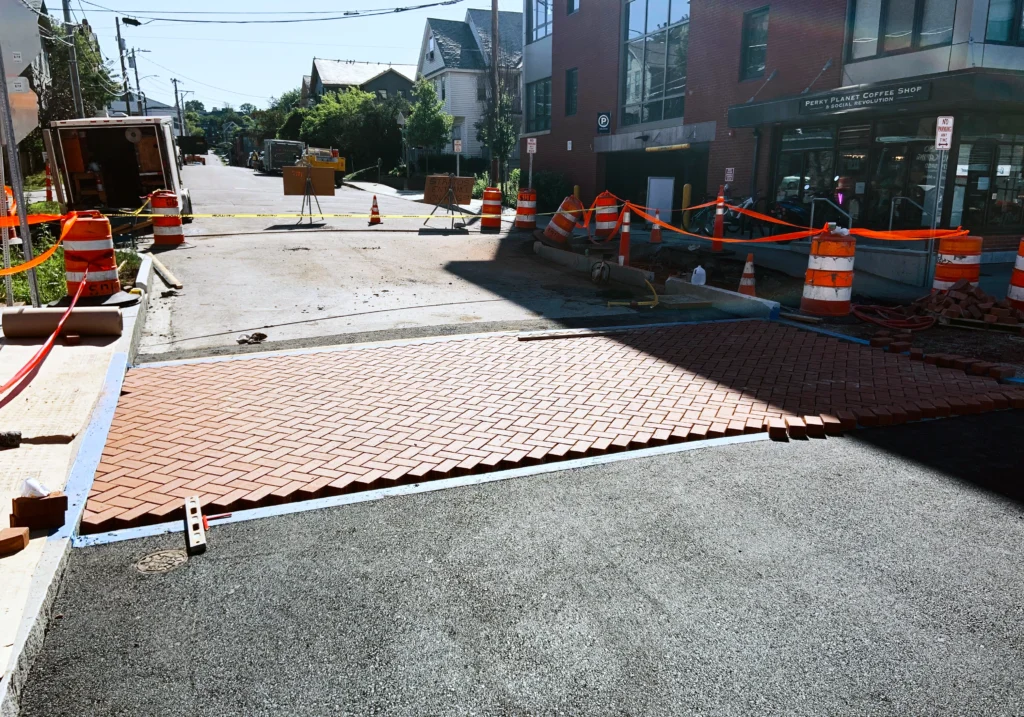 St. Paul Street, Burlington, VT as part of the Great Streets Project in August 2019