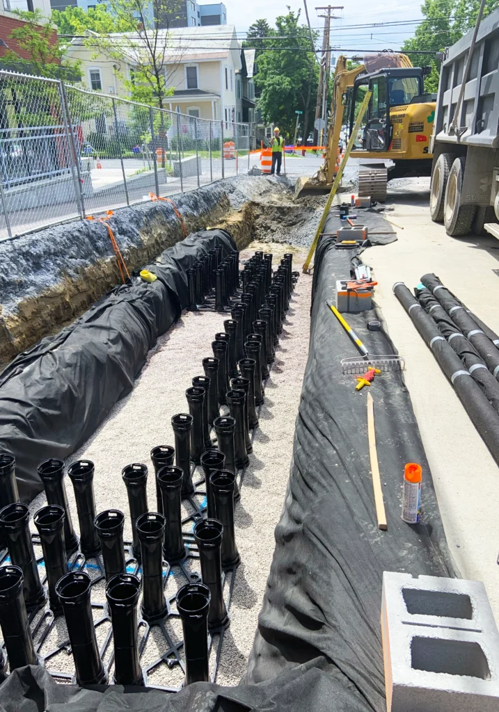 St. Paul Street, Burlington, VT as part of the Great Streets Project in June 2019