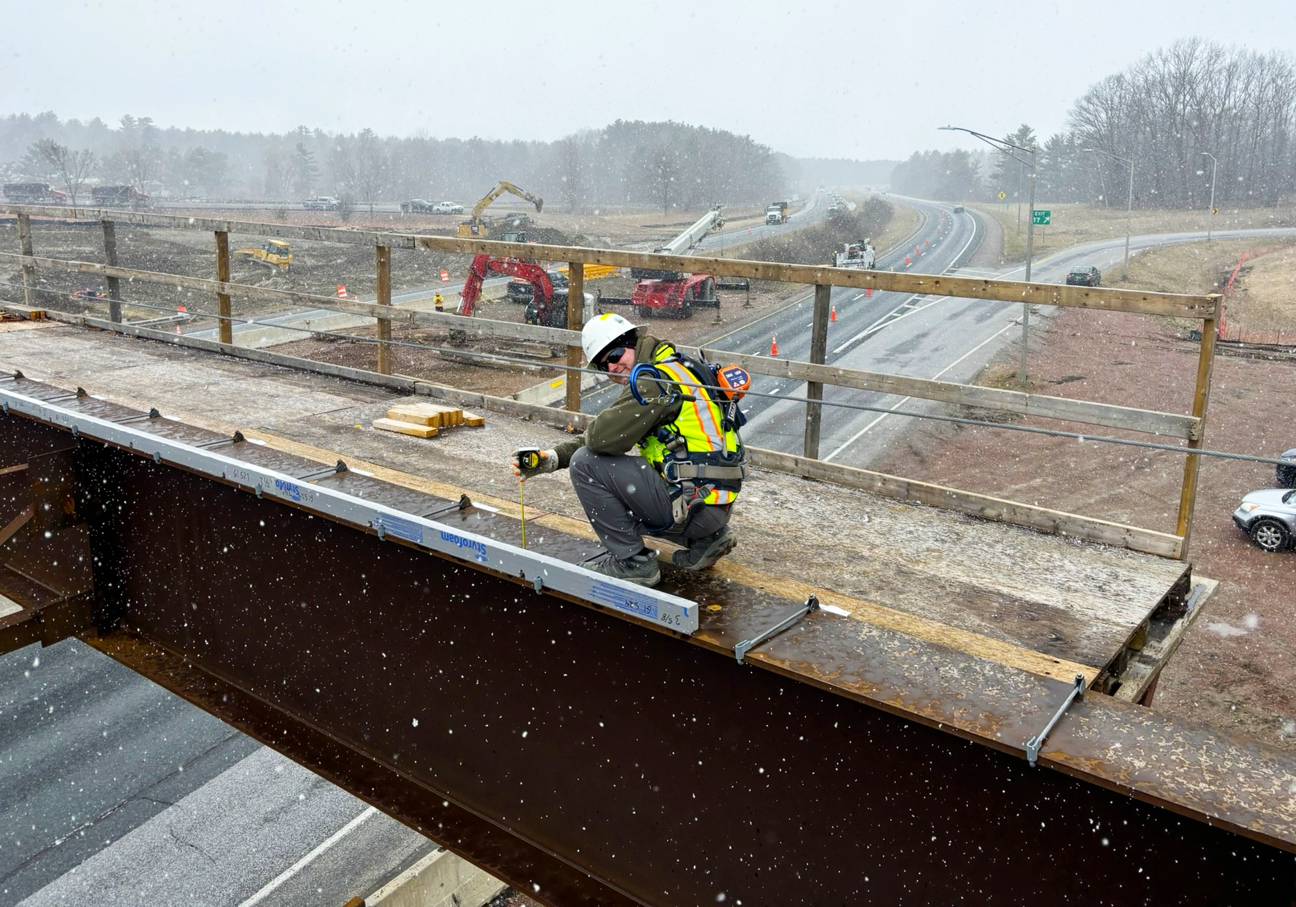 EIV Staff providing inspection and engineering oversight on the Colchester NH 028-1(31) project