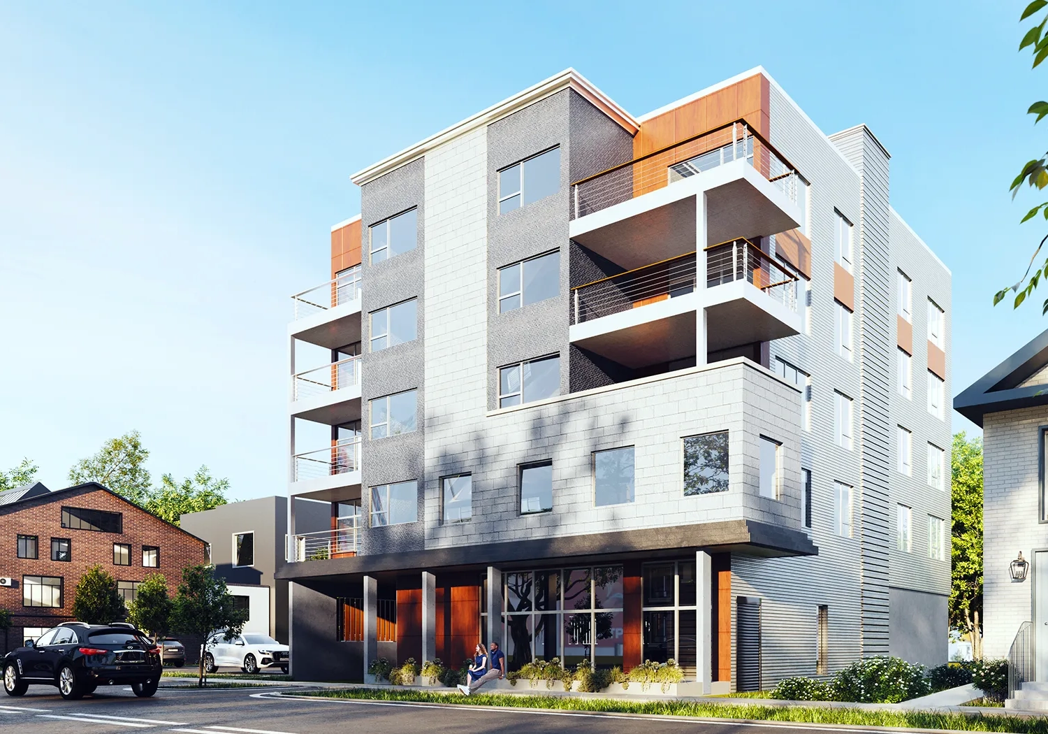 Rendering of City West in Burlington, VT