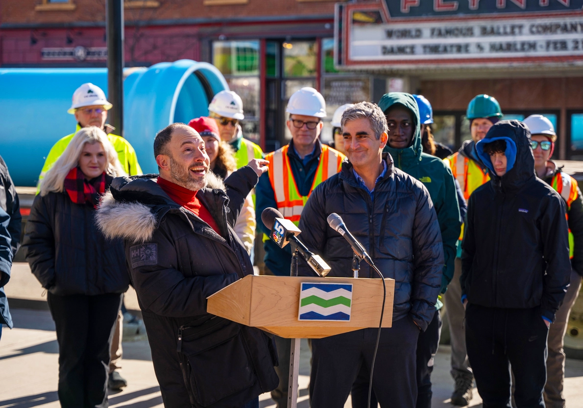 Press Conference for the Great Streets: Main St. project in Burlington, VT