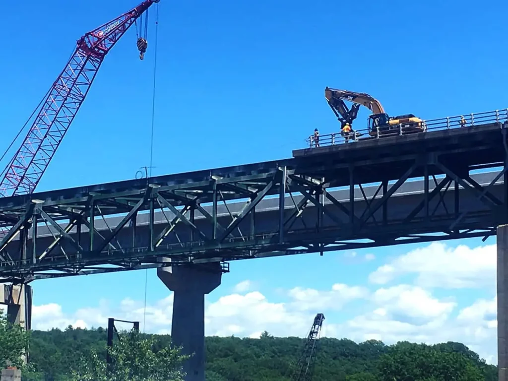 Rockingham I-91 Southbound Bridge in June 2019
