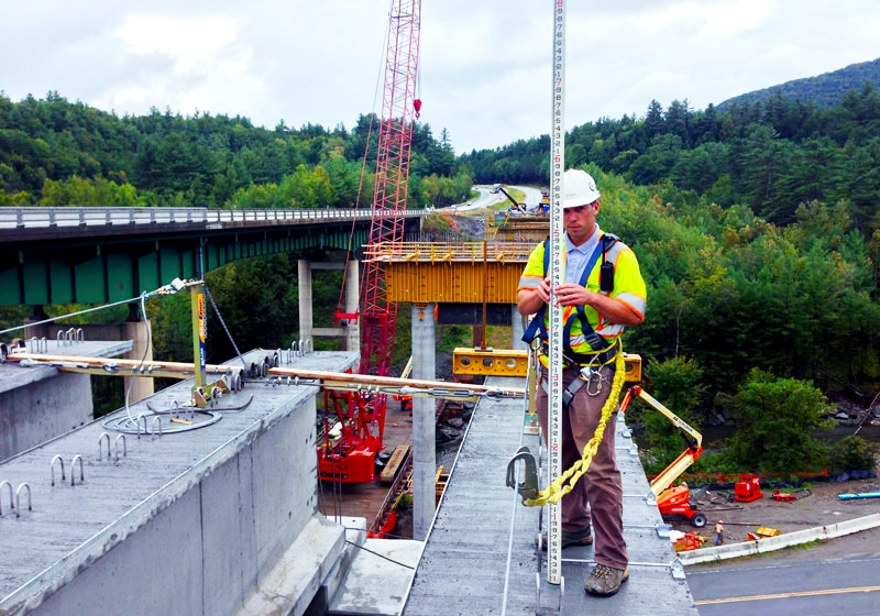 Nate Dagesse on the Windsor, VT job site in 2015
